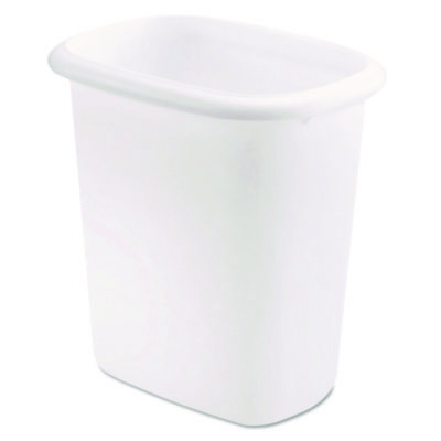 WASTEBASKET,VNTY,6QT,WH